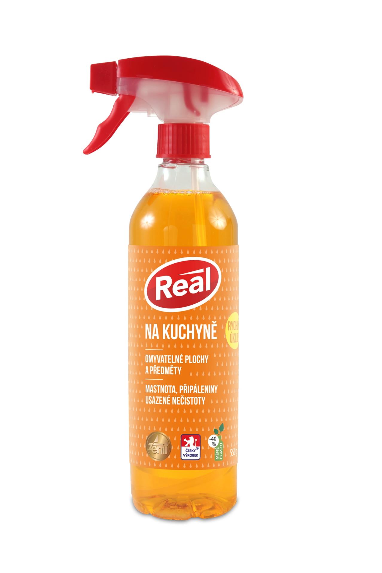 Čisticí prostředek na kuchyně Real - 550 g