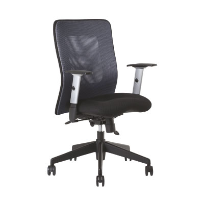 Levně Office Pro Židle kancelářská Mauritia synchro, černá