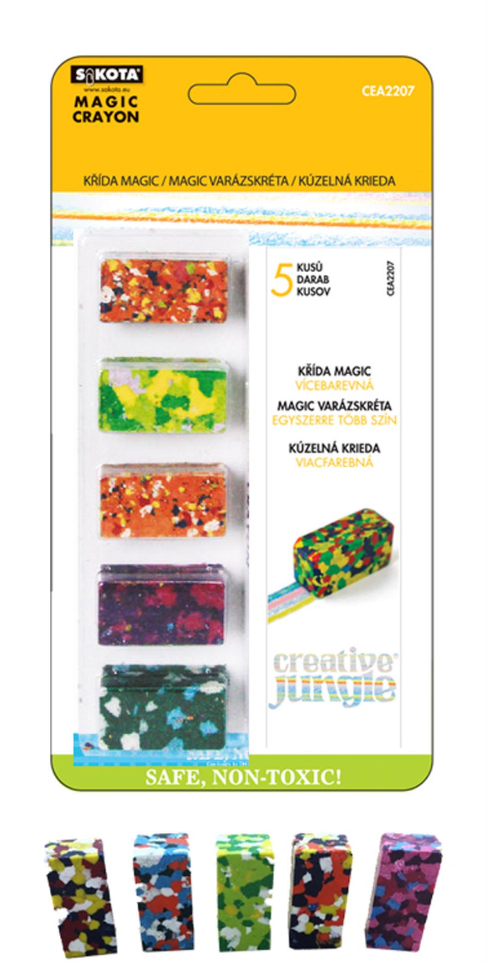 Sakota Kouzelná křída MAGIC - voskovka, 5 ks