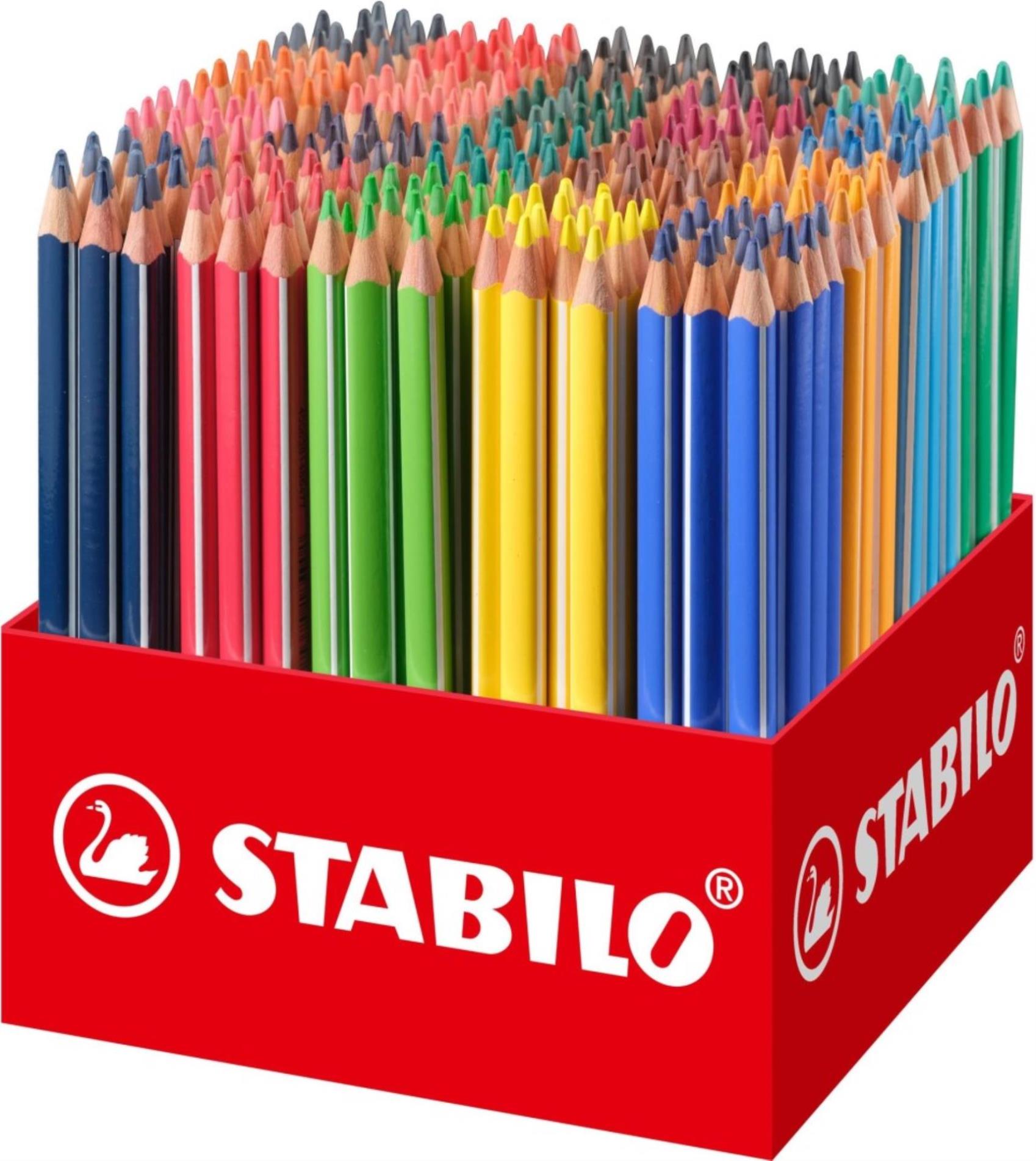 Pastelky Stabilo TRIO - trojhranné, 300 ks (box)