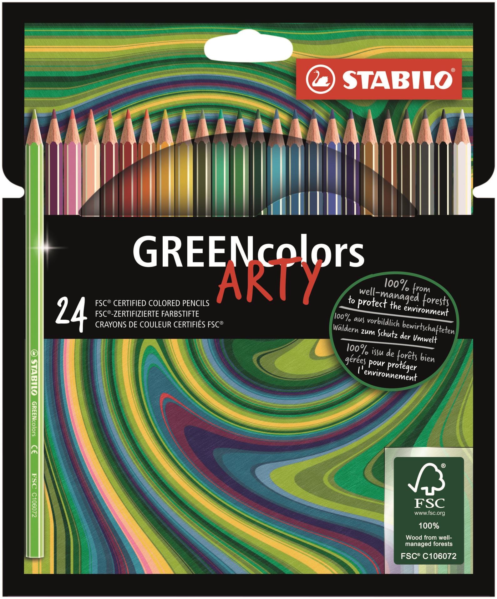 Pastelky Stabilo GREENcolors - pouzdro 