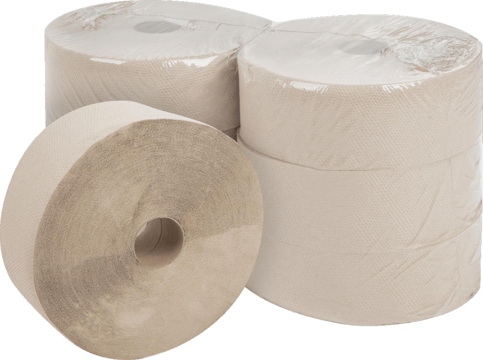 Levně Toaletní papír Jumbo - jednovrstvý, průměr 28 cm, 6 rolí