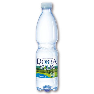 Minerální voda Dobrá voda - neperlivá, 8 x 0,5 l