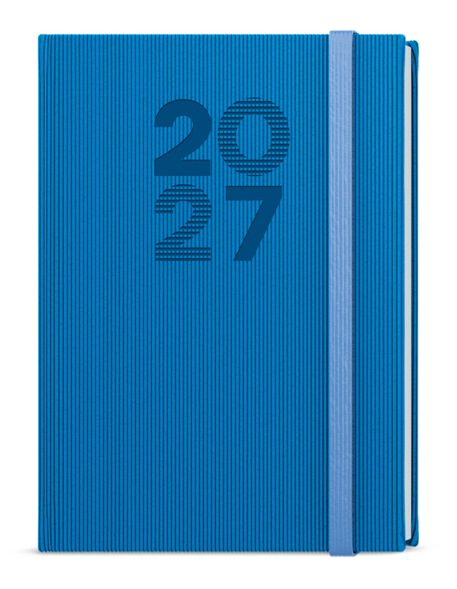 Týdenní diář 2027 Vigo - A5, modrý