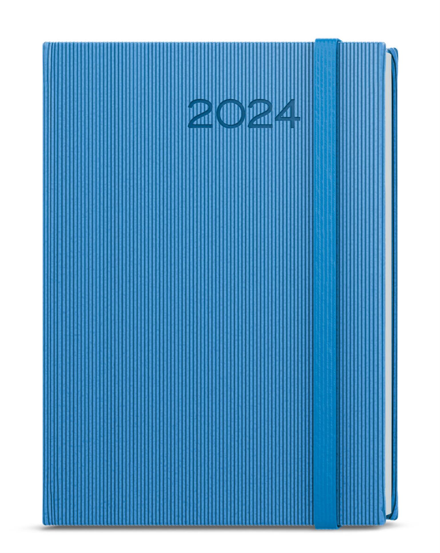 Denní diář 2024 Vigo - A5, modrý