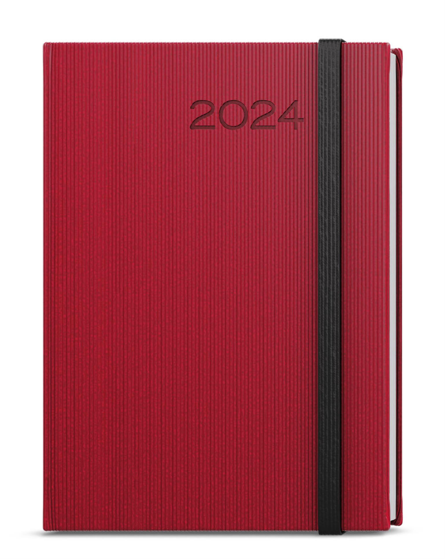 Denní diář 2024 Vigo - A5, červený