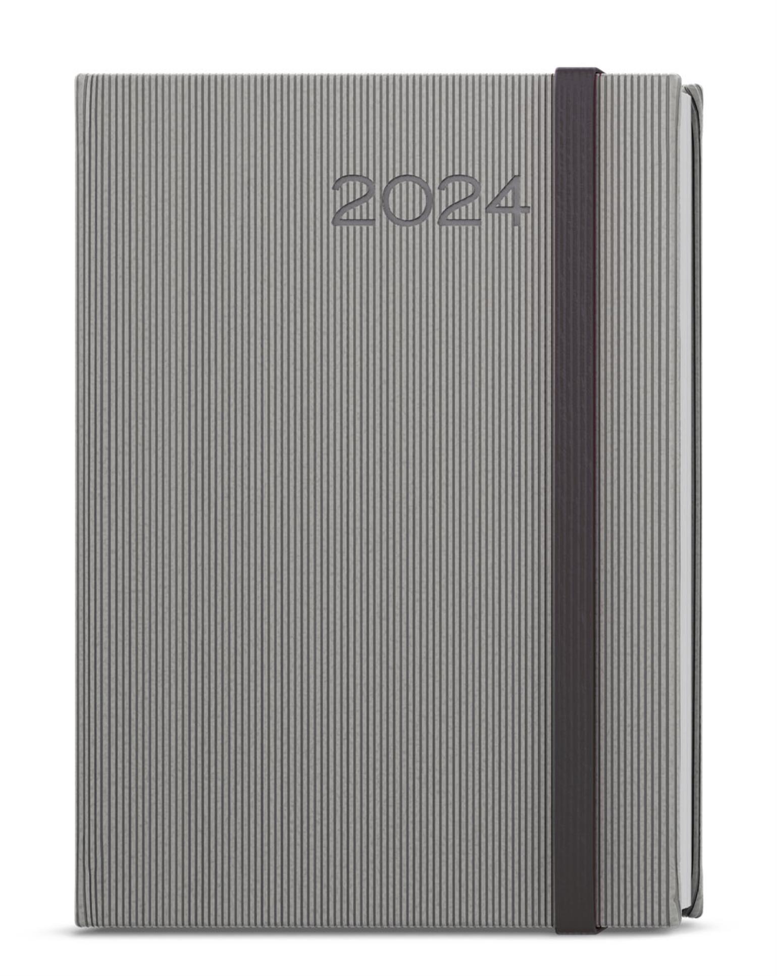Denní diář 2024 Vigo - A5, šedý