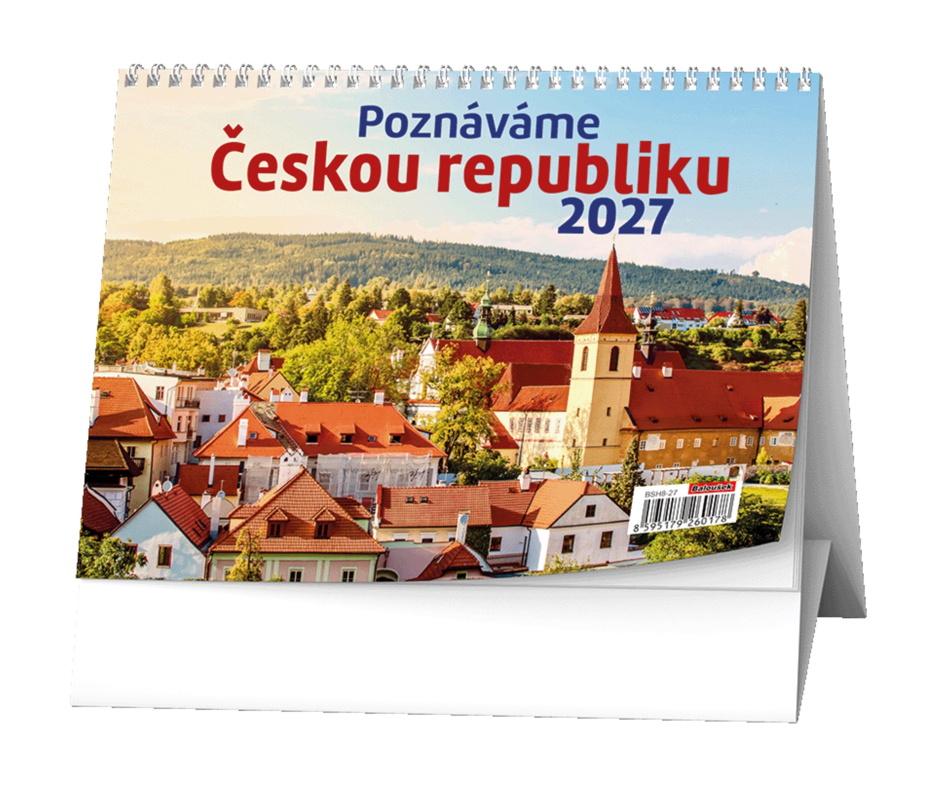 Stolní kalendář 2027 Poznáváme Českou republiku