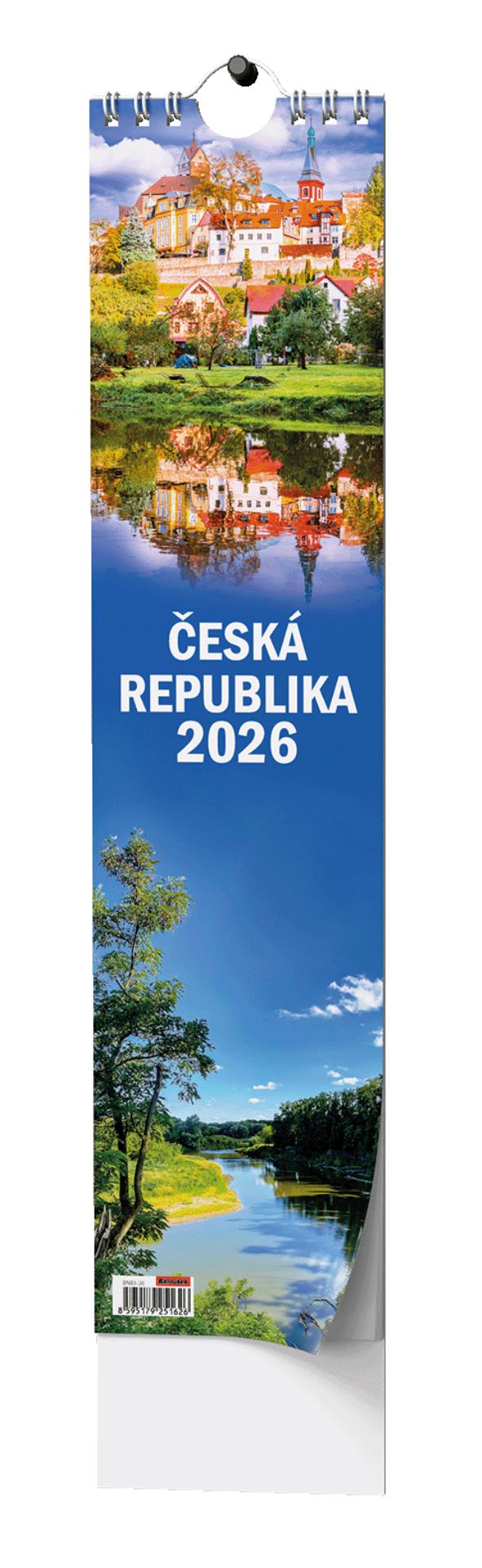 Nástěnný kalendář 2025 Česká republika