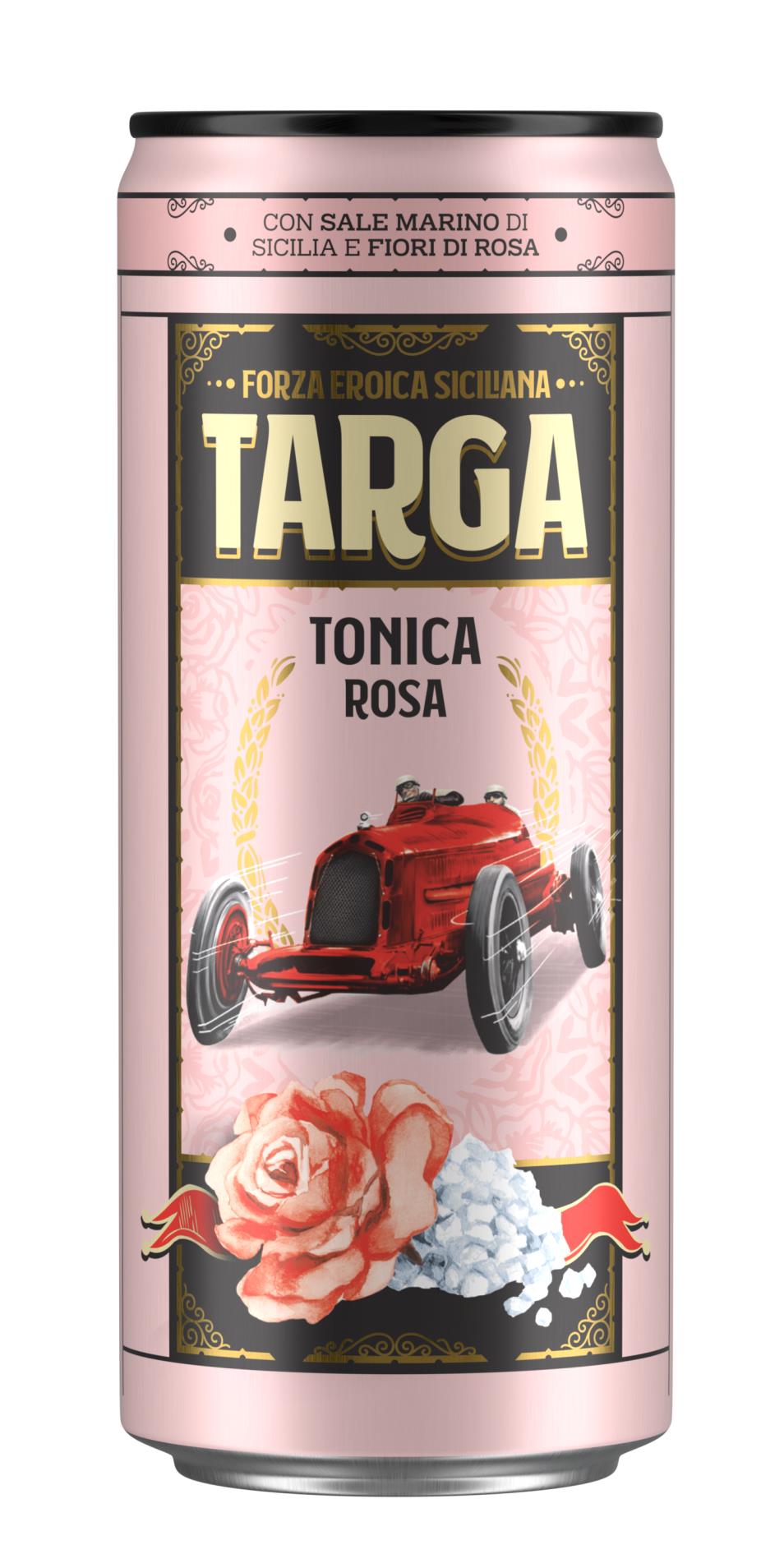 Tonic Targa Florio - růžový, plech, 24x 0,33 l