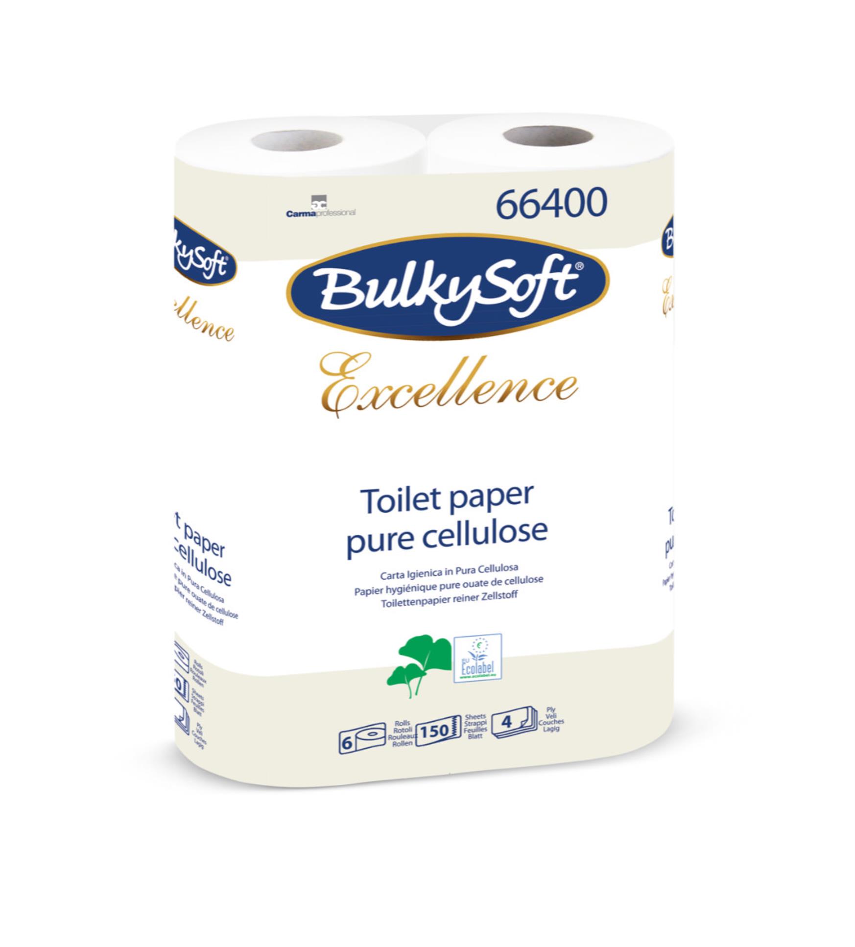 Levně Toalení papír Bulkysoft - excellence, 4vrstvý, 6 rolí
