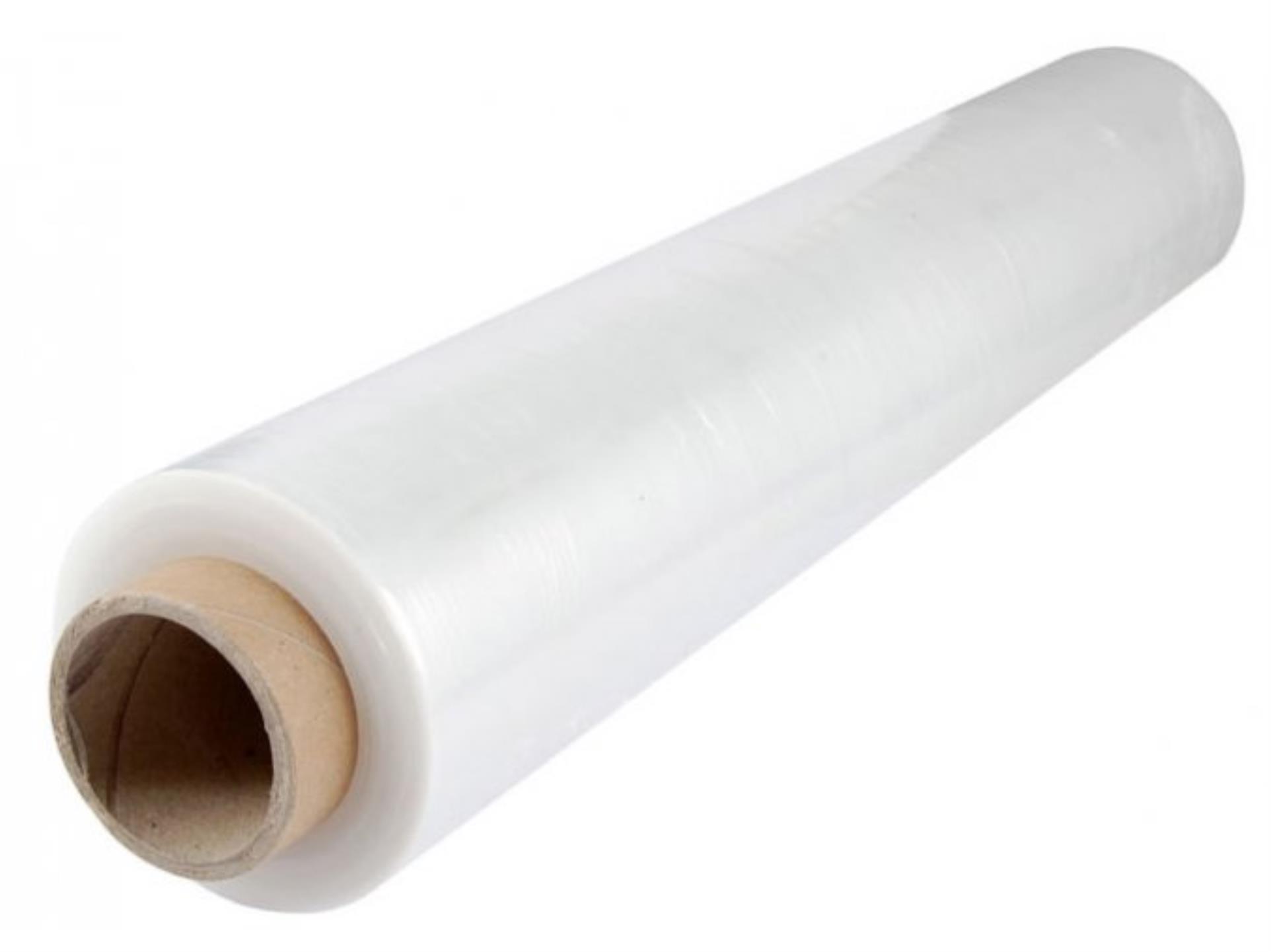 Levně Průtažná ruční fólie - šíře role 50 cm, 1,57 kg, 23 mikronů, čirá
