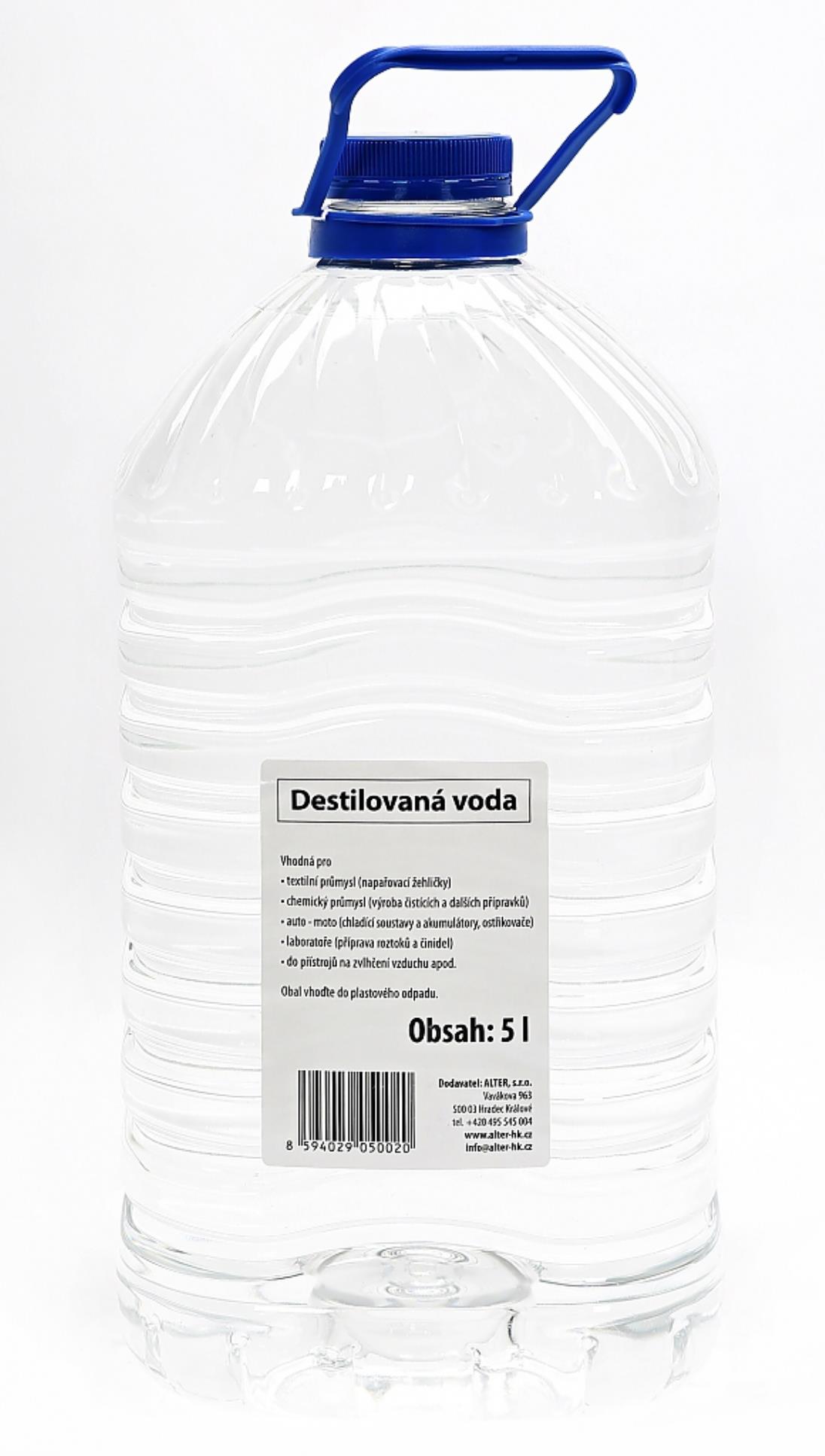 Levně Kittfort Destilovaná voda na technické účely 5 l