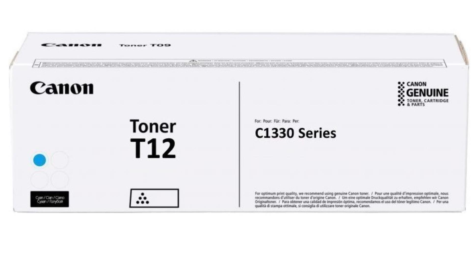 Originální toner Canon T12  - azurový