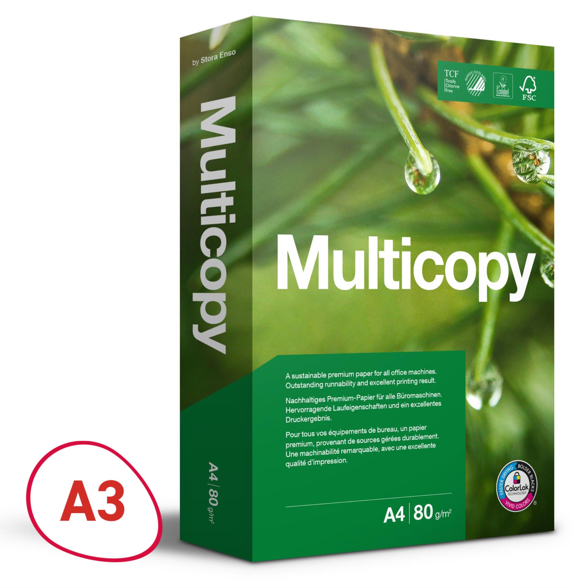 Kancelářský papír MultiCopy ORIGINAL - A3, 80 g, 500 listů