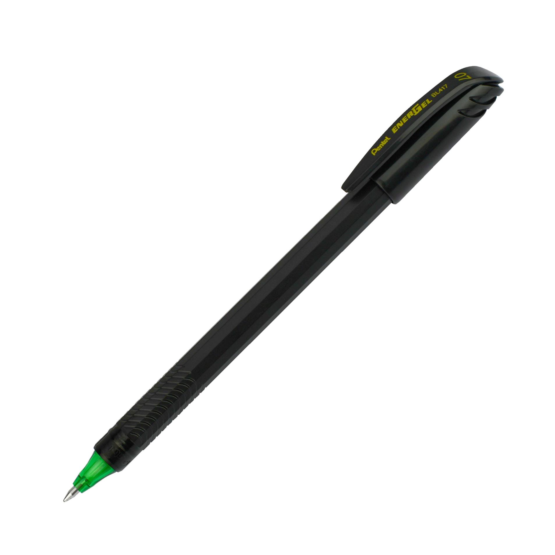 Gelový roller Pentel Energel s víčkem - 0,7 mm, zelený