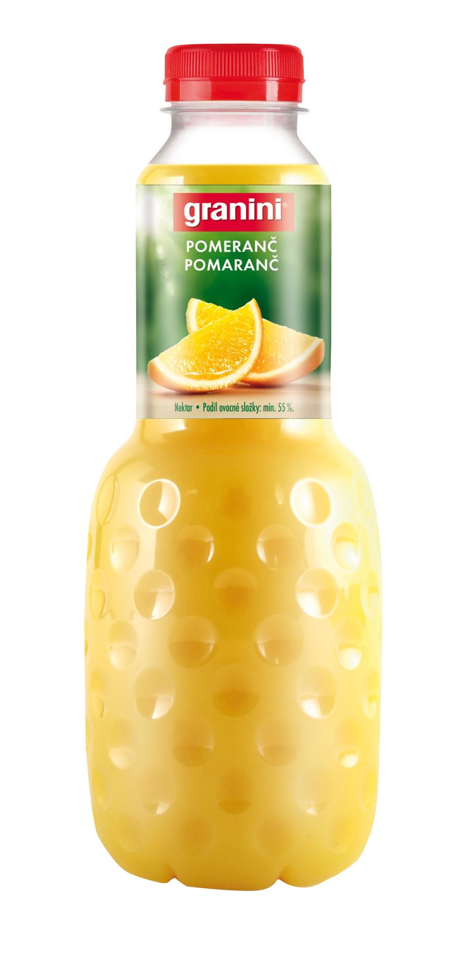 Levně Nektar Granini - pomeranč, 1 l