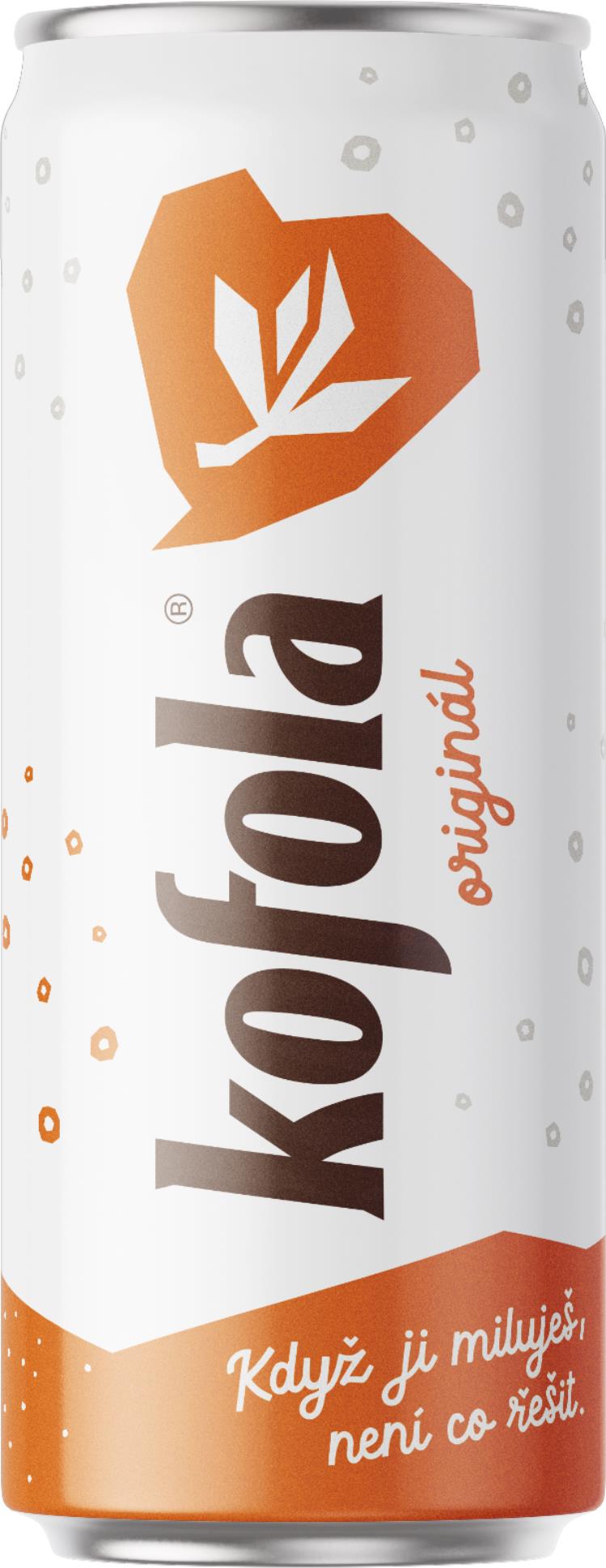Kofola Original - plech, 24 x 0,33 l