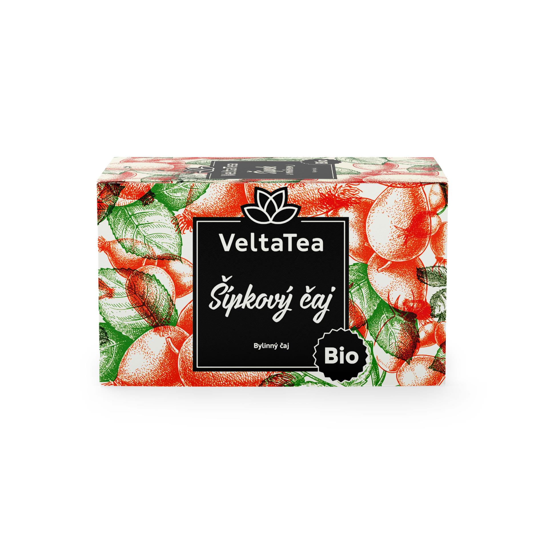 Velta Tea Bylinný čaj VeltaTea - šípkový, bio, 20 x 2 g