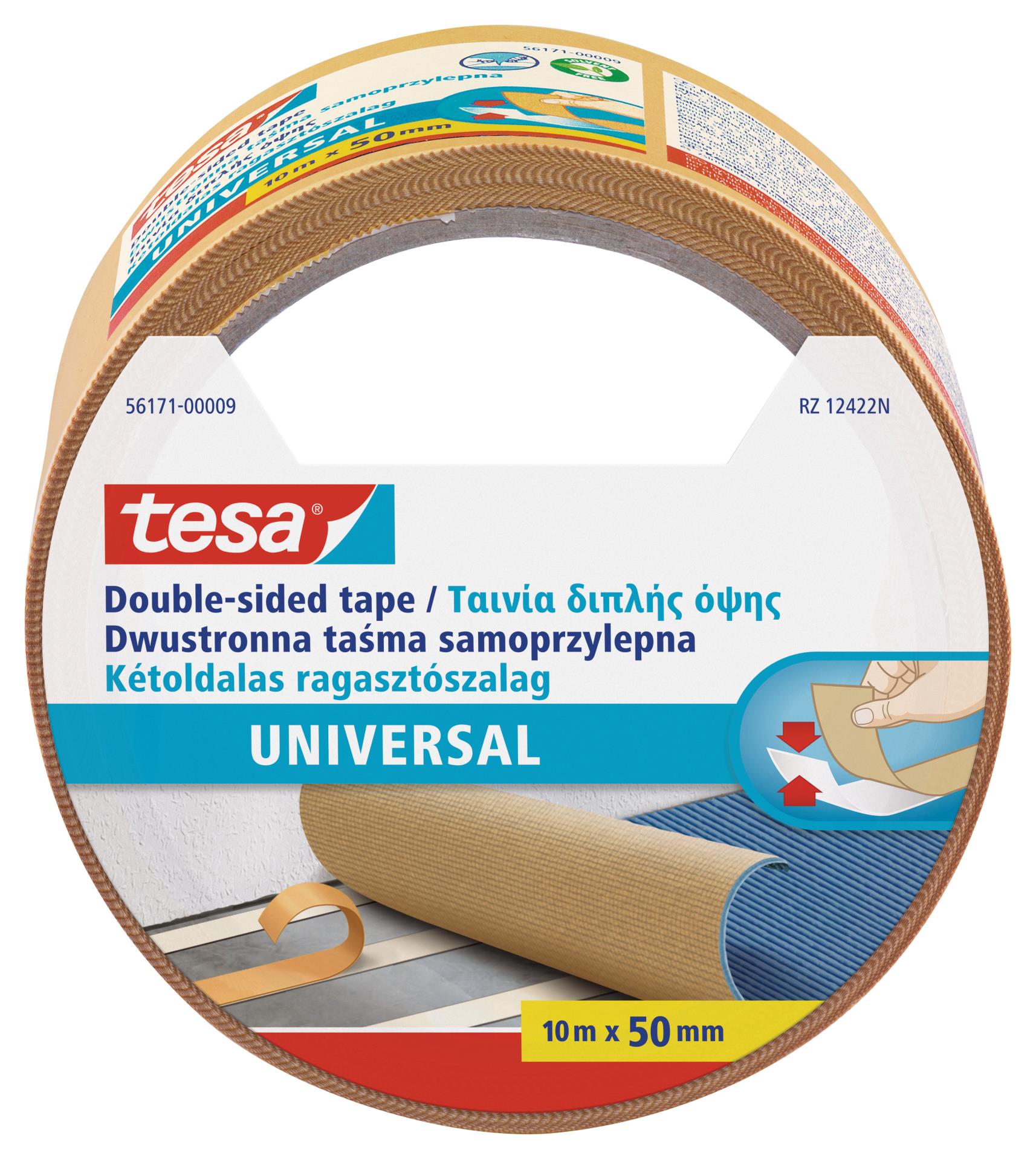 Lepicí páska Tesa - oboustranná, 50 mm x 10 m