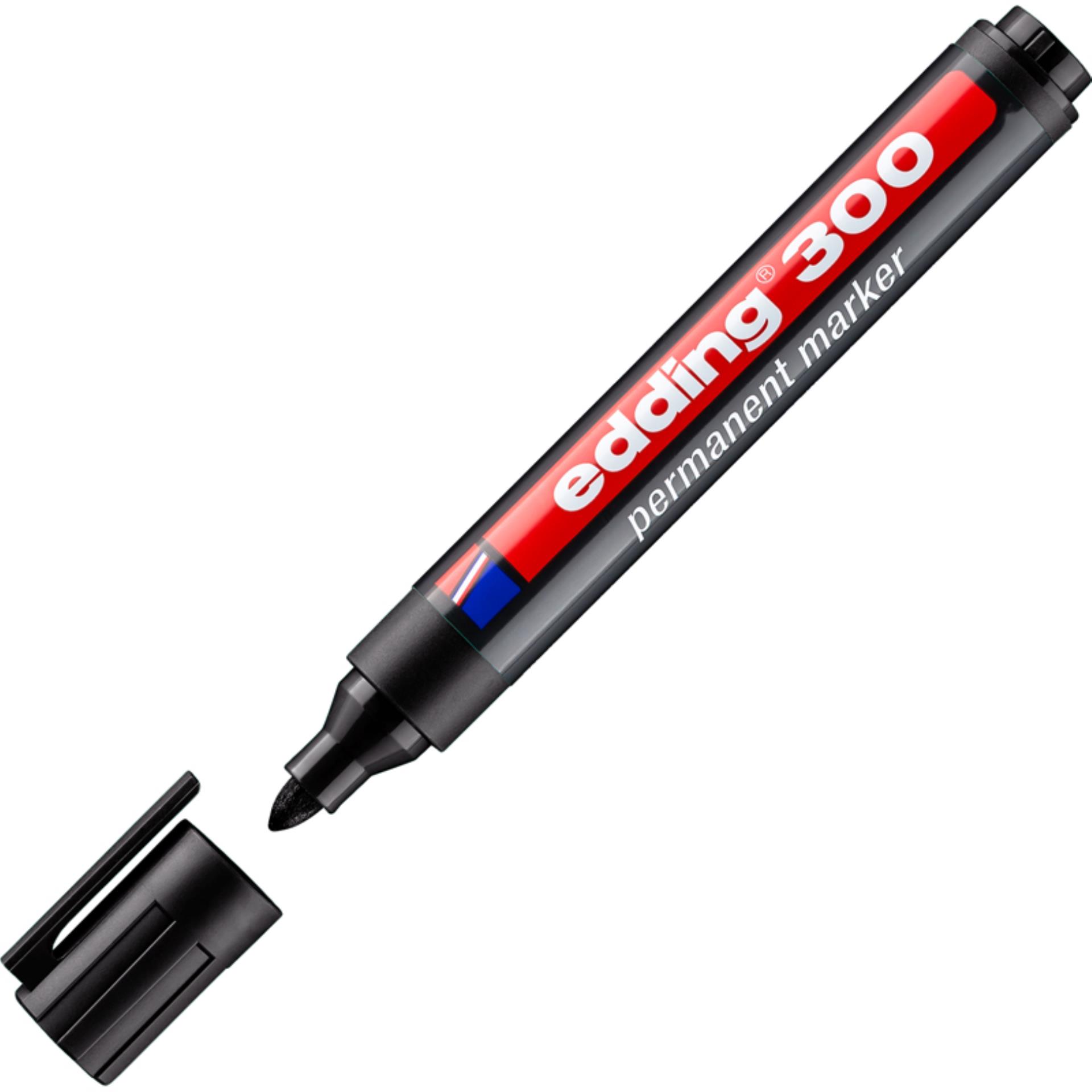 Levně Popisovač permanentní Edding 300 - černý
