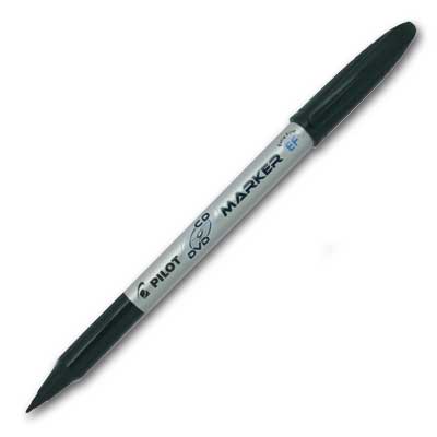Popisovač Pilot CD/DVD marker - černý