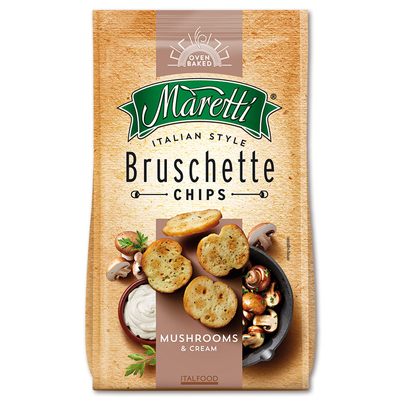 Bruschetta Maretti - houbové se smetanou, 70 g