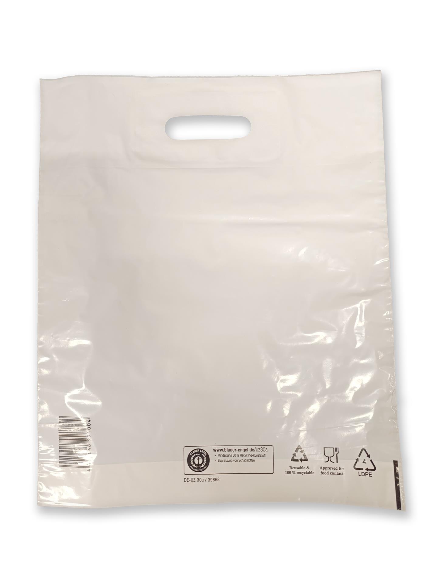 LDPE taška s průhmatem, 50 ks