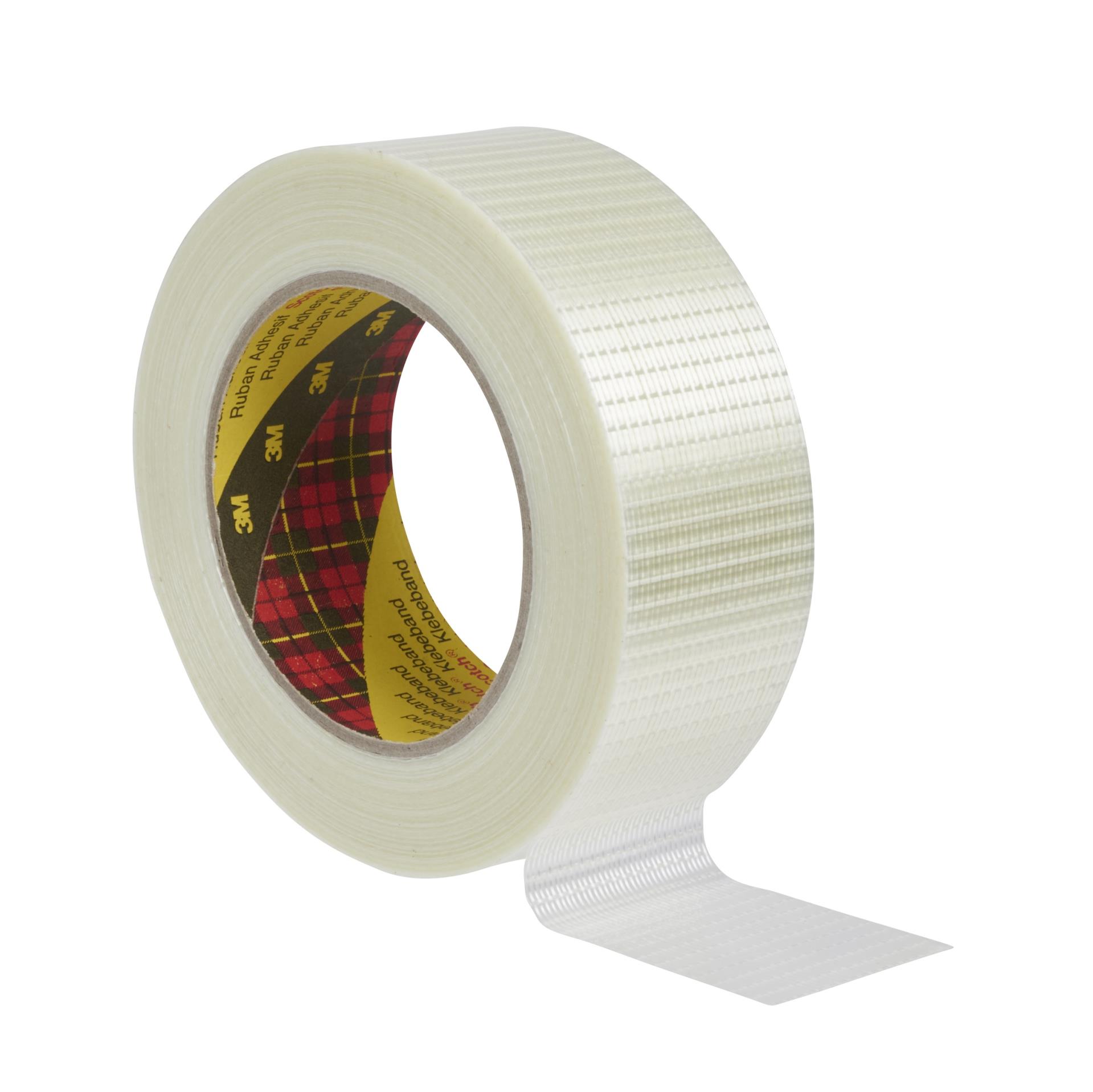Balicí páska Scotch se skelným vláknem - 50 mm x 50 m, čirá