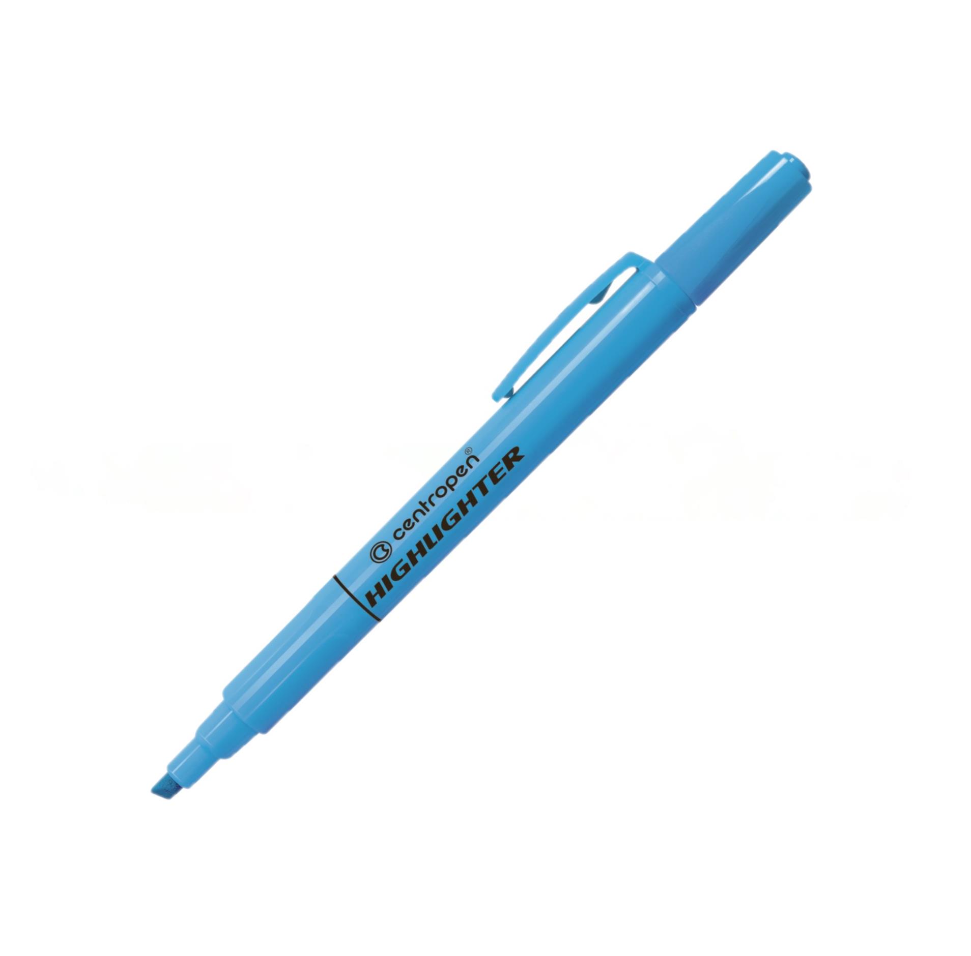 Zvýrazňovač Centropen 8722 - modrý