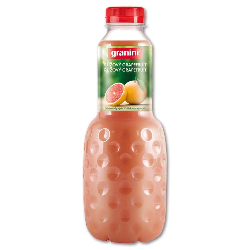 Džus Granini - růžový grapefruit, 1 l