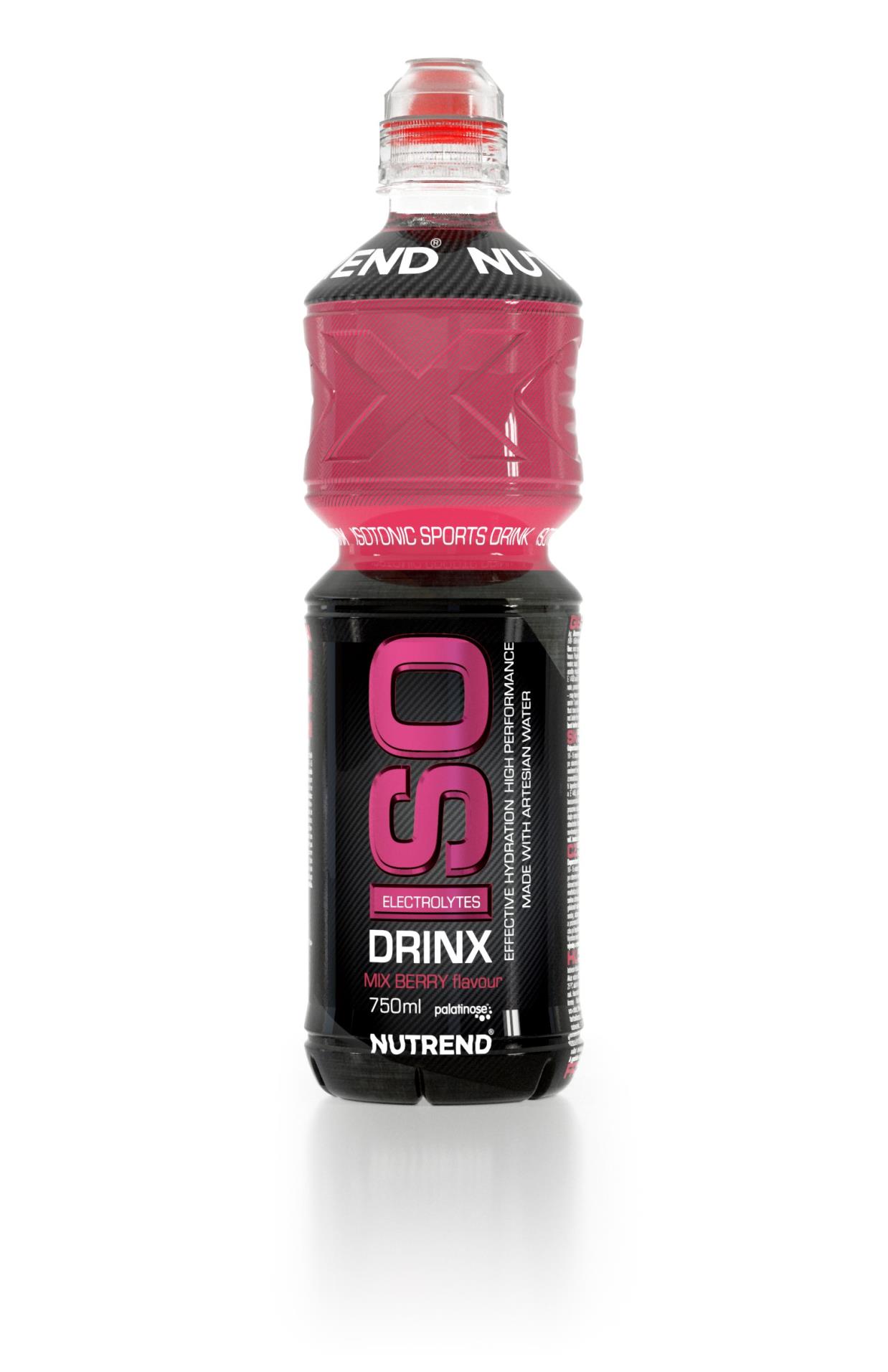 Isotonický nápoj Nutrend Isodrinx - mix berry, 8x 750 ml