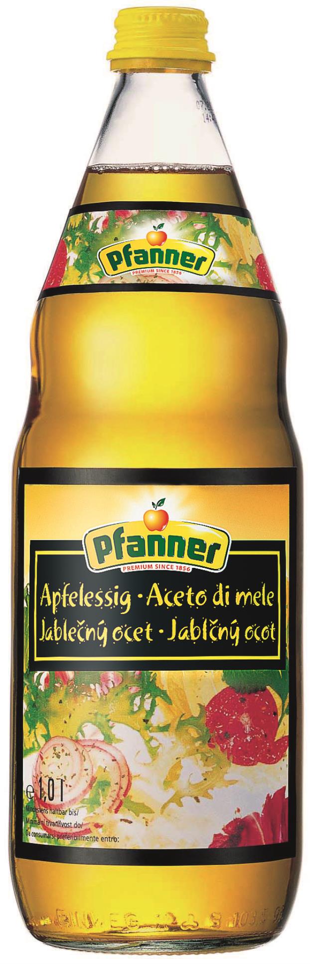 Ocet Pfanner - jablečný, 1 l