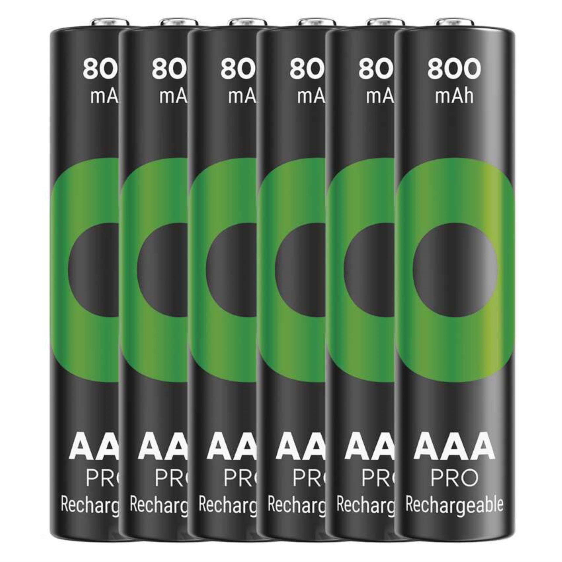 Nabíjecí baterie GP ReCyko Pro Professional - AAA, HR03, 800 mAh, 6 ks