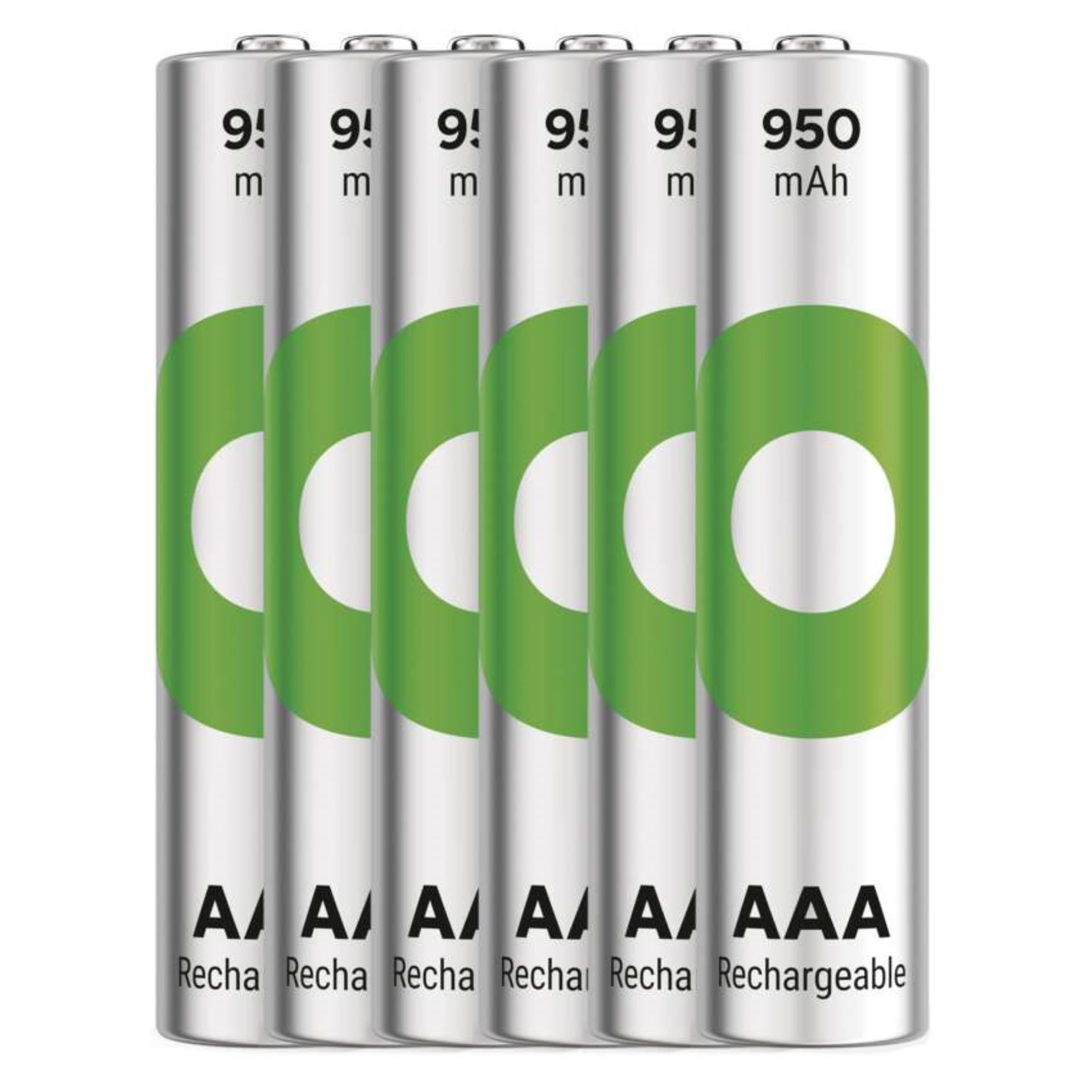 Nabíjecí baterie GP ReCyko 950 - AAA, HR03, 950 mAh, 6 ks