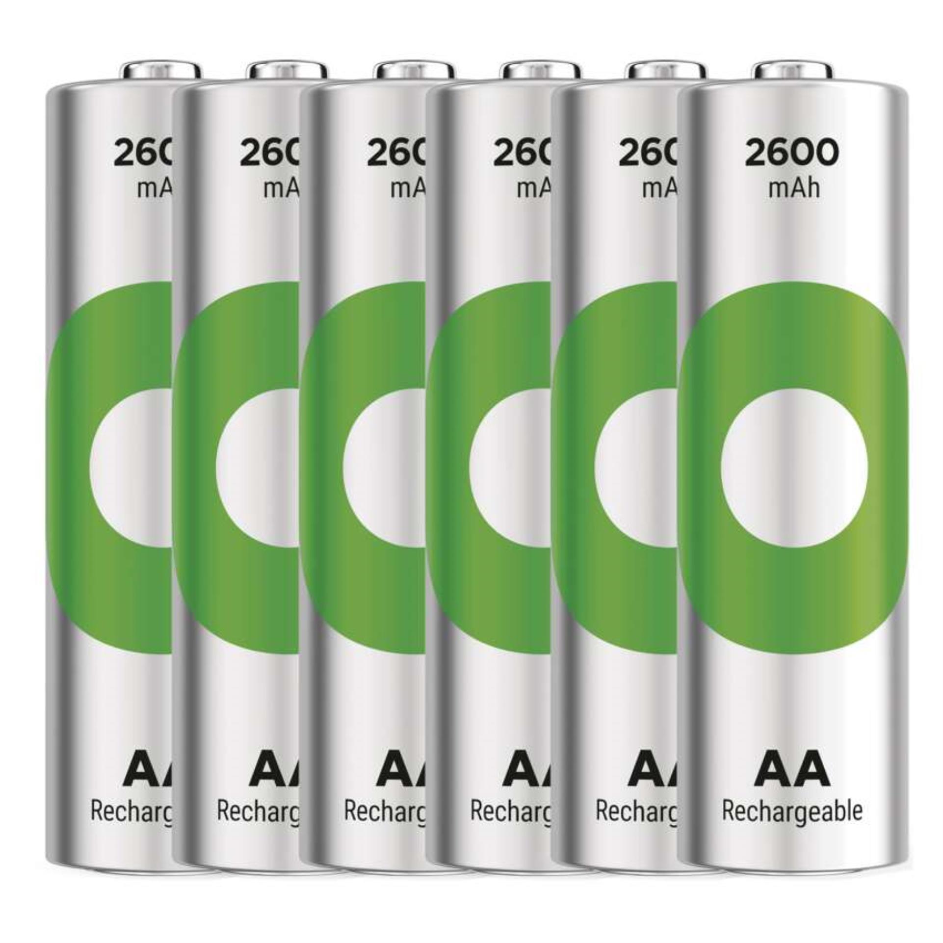 Nabíjecí baterie GP ReCyko 2600 - AA, HR6, 2 600 mAh, 6 ks
