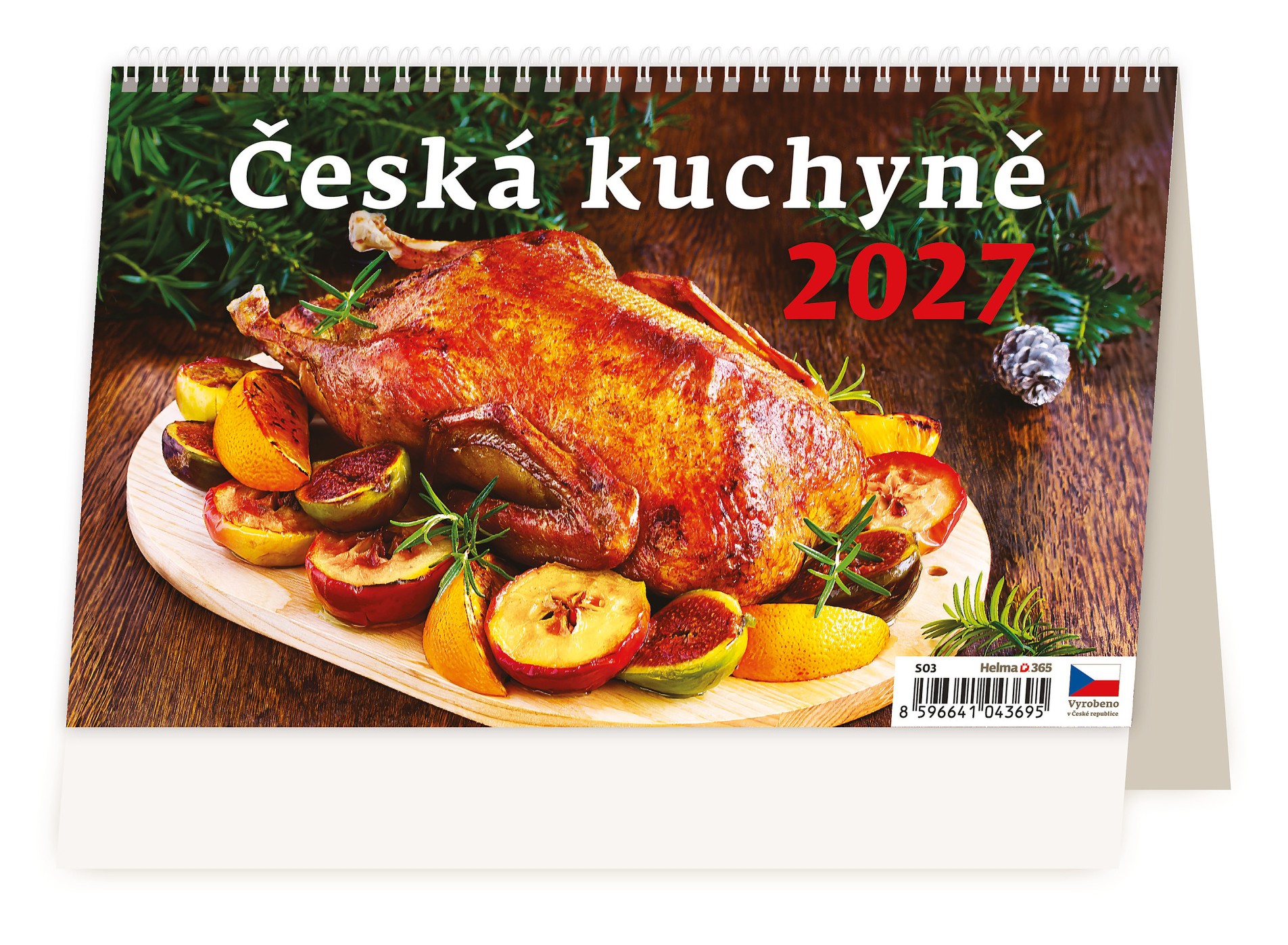 Stolní kalendář 2027 Česká kuchyně