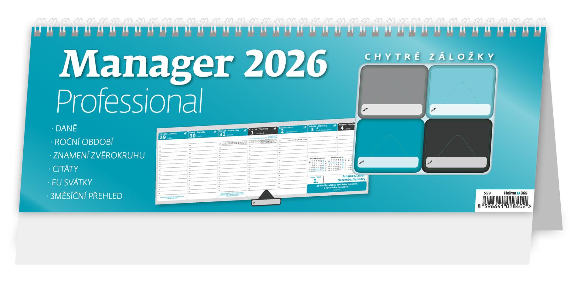 Stolní kalendář 2025 Manager Professional