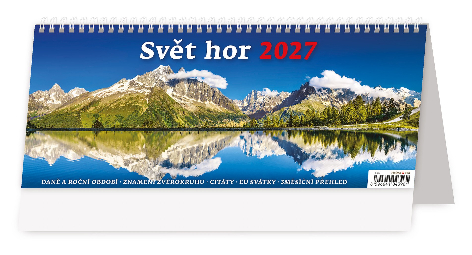 Stolní kalendář 2025 Svět hor