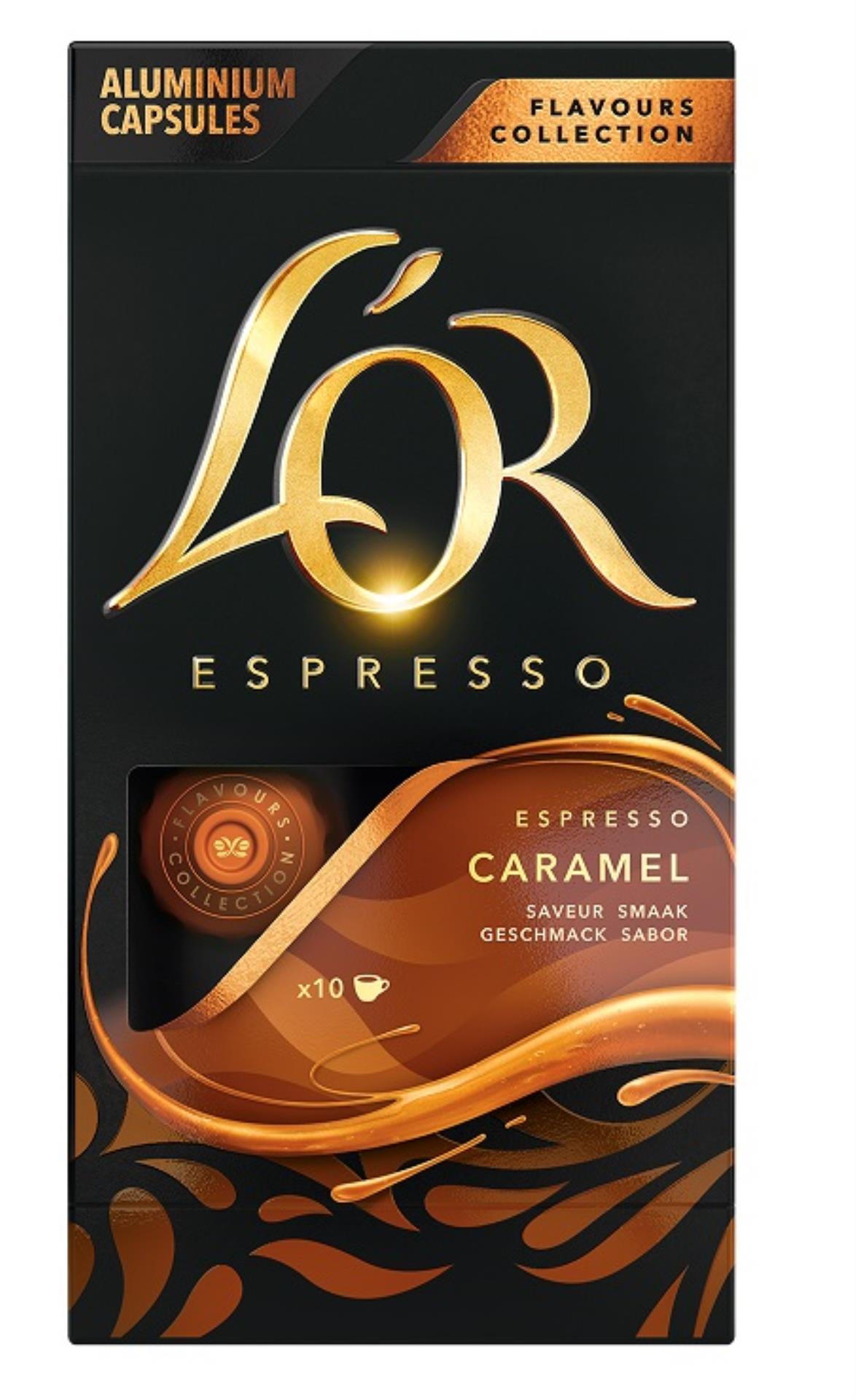 Kapsle L'or - Espresso, karamel, 10 ks