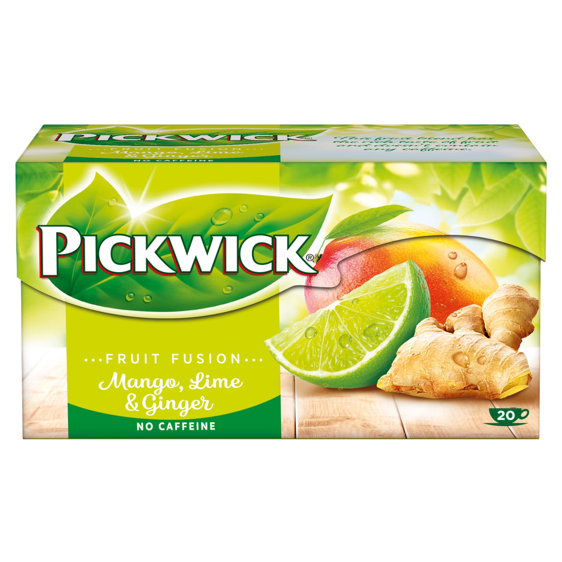 Čaj Pickwick Fruit Garden - mango se zázvorem a limetkou, 20 x 2 g
