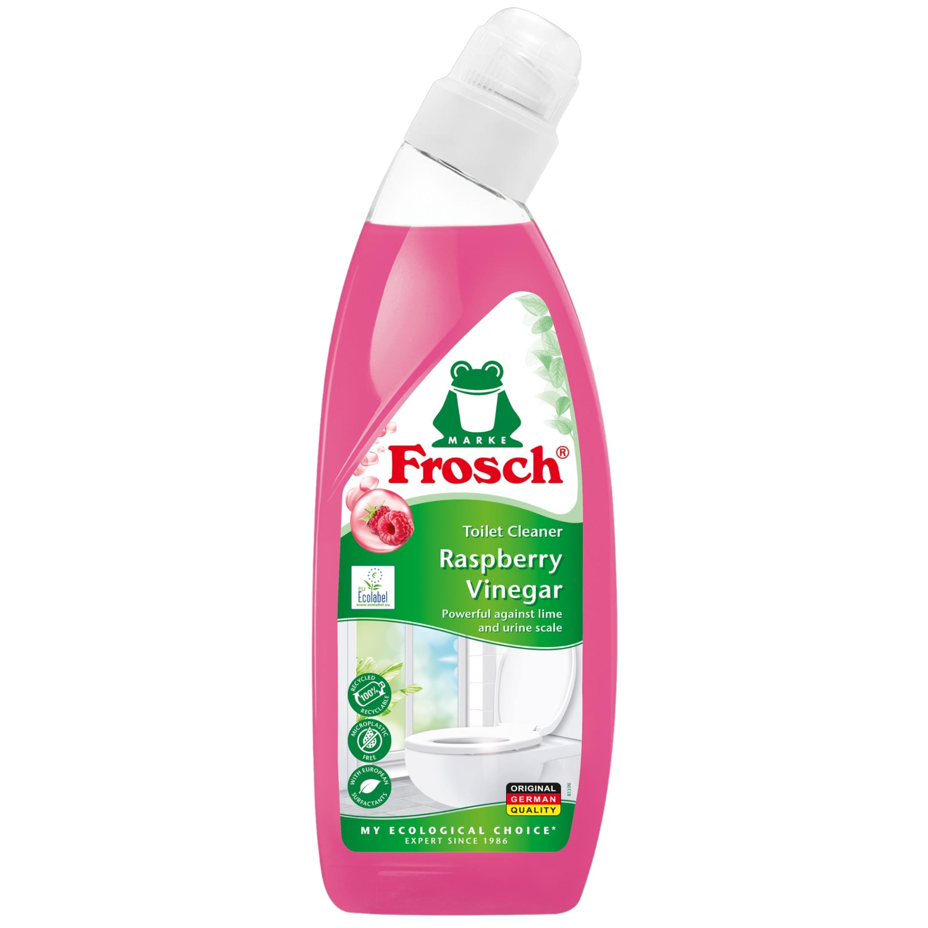 Levně Čisticí WC gel Frosch - malina, 750 ml