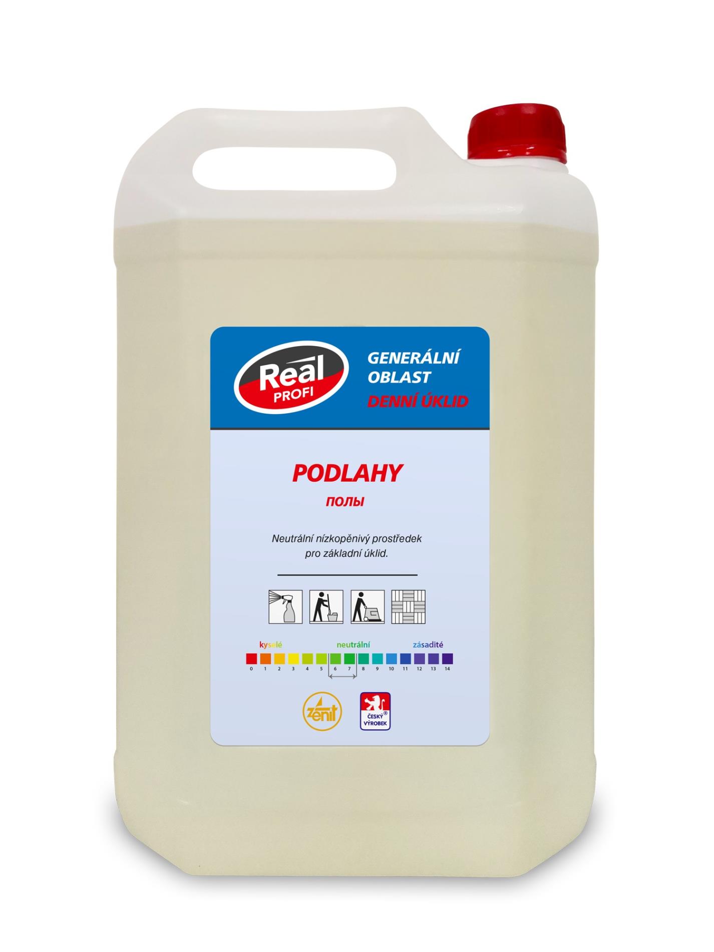 Čisticí prostředek na podlahy Real profi - 5 l