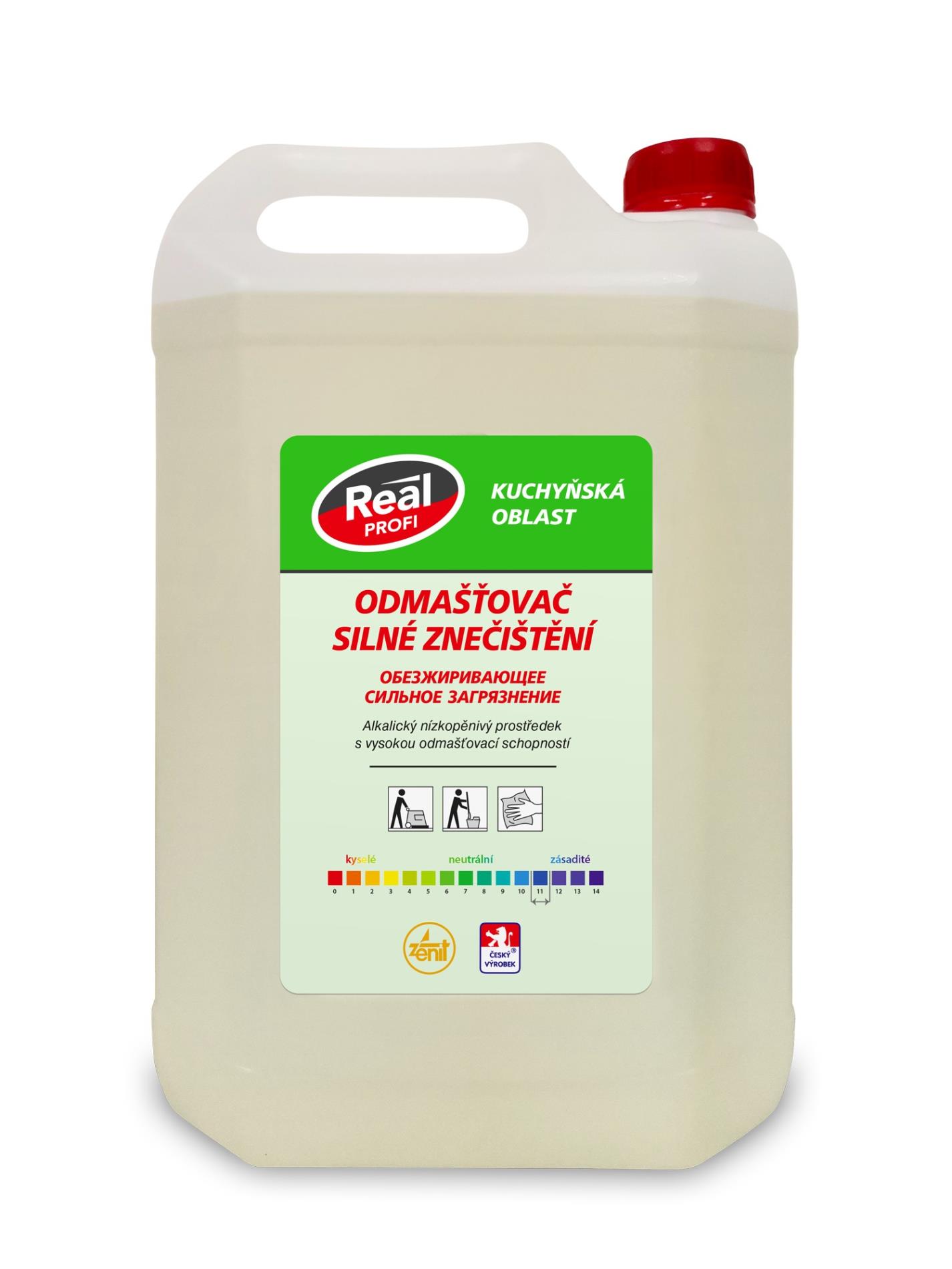 Čisticí odmašťovací prostředek Real Profi - silné znečištění, 5 l