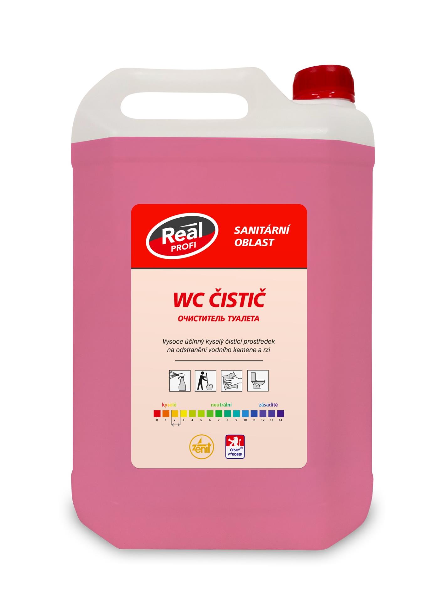 Čisticí WC gel Real profi - 5 l