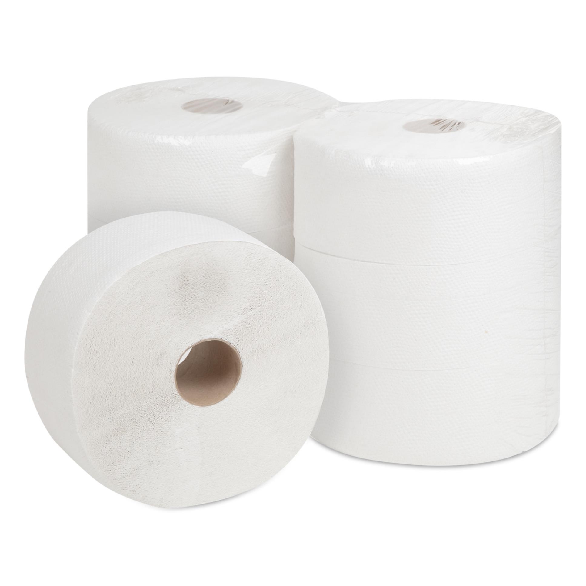 Levně Toaletní papír jumbo - 2vrstvý, recykl, 6 rolí