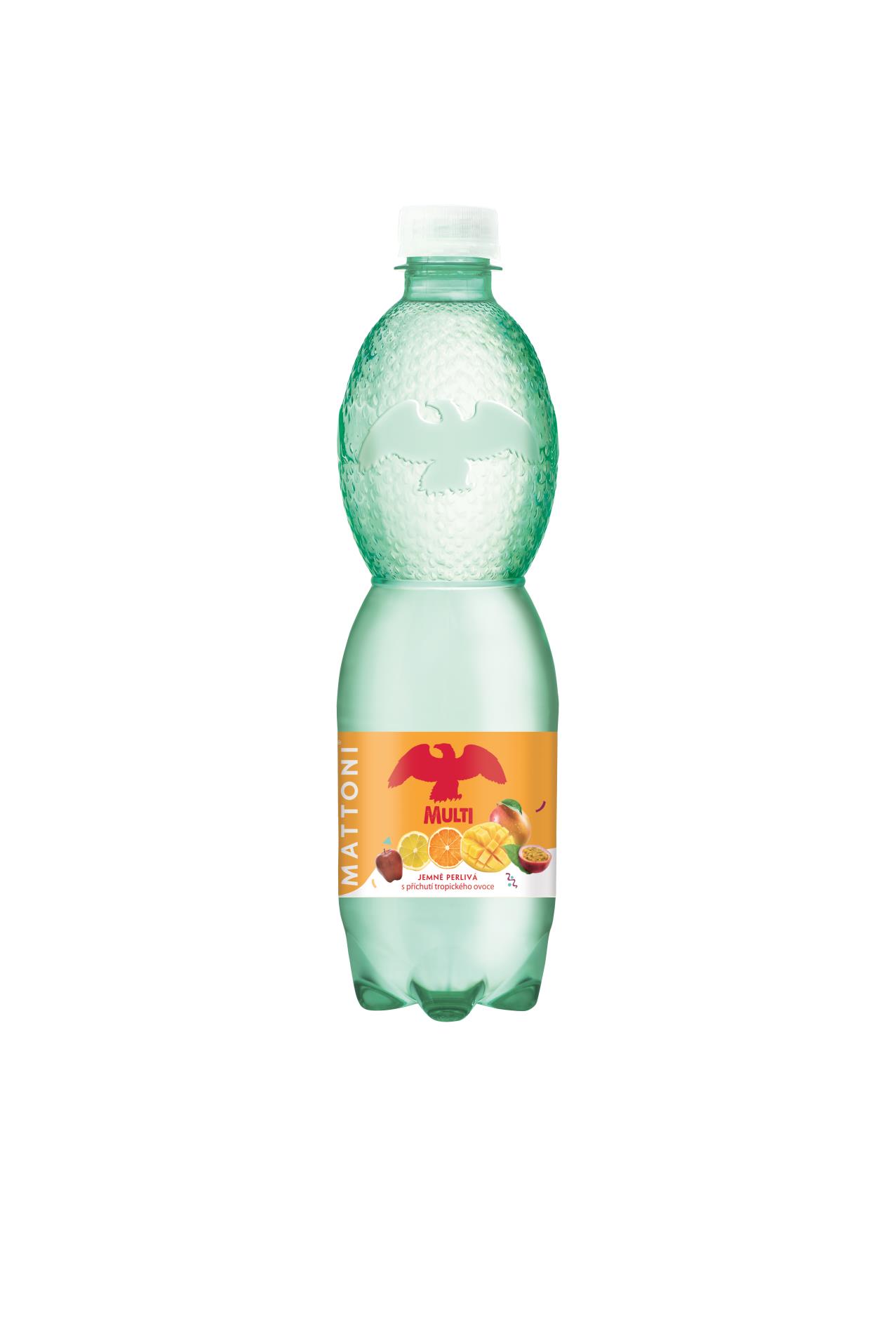 Levně Minerální voda Mattoni - Multi, tropické ovoce, perlivá, 12x 0,5 l