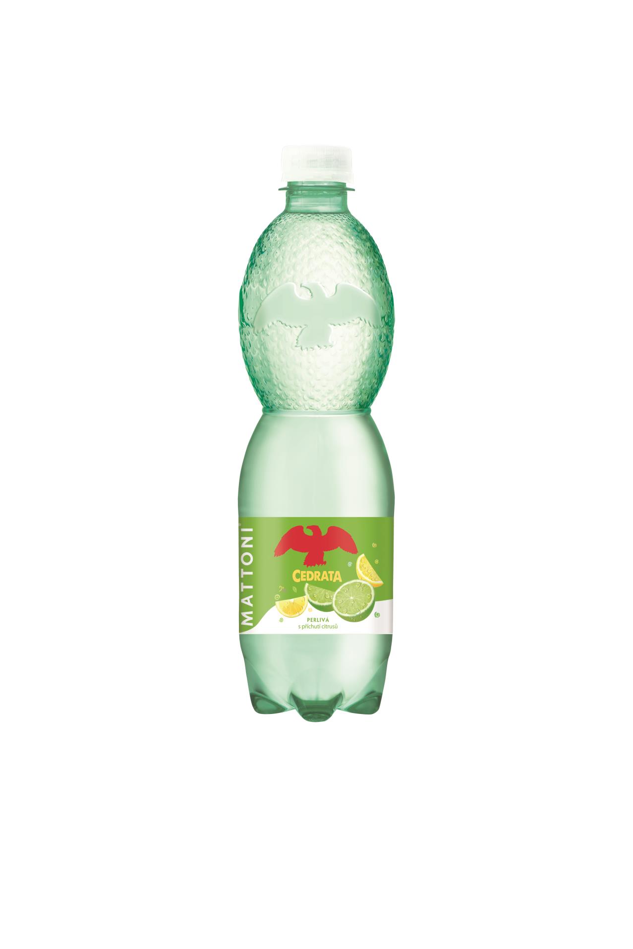 Levně Minerální voda Mattoni - Cedrata, citrusy, perlivá, 12x 0,5 l