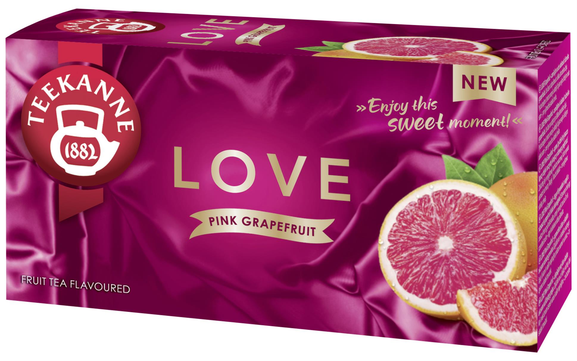 Ovocný čaj Teekanne LOVE Pink Grapefruit 20x 2,25g