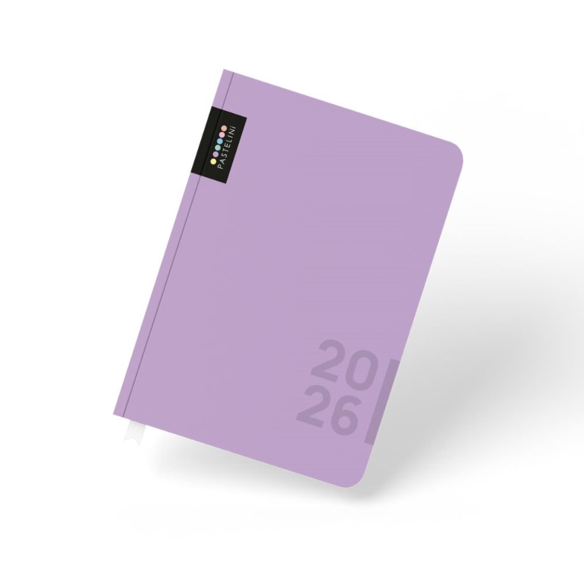 Diář A5 denní 2025 PASTELINI fialová